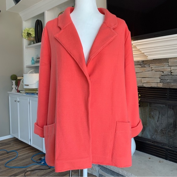 NWT ANTHROPOLOGIE MAEVE BENNI SWEATER-KNIT BLAZER - Picture 14 of 14